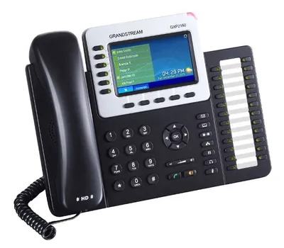 IP-телефон Grandstream GXP-2160, 6 линий, 2xGbE, PoE, Bluetooth