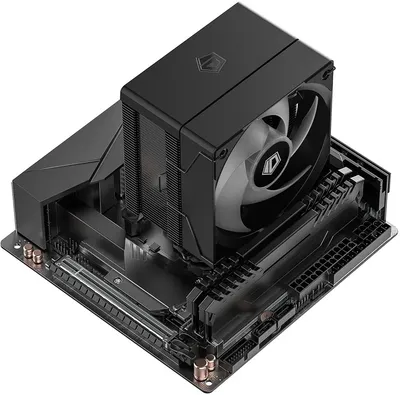 Кулер для процессора ID-COOLING SE-904-XT ARGB BLACK LGA1851/1700/1200/115X/AM5/AM4 (16шт/кор, TDP 180W, PWM, 4 тепл.трубки прямого контакта, FAN 100mm, Addressable RGB LED) RET