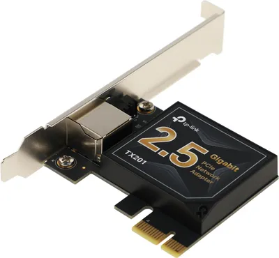TP-Link TX201 Сетевой адаптер PCIe 2,5 Гбит/с, 1 разъём PCIe 2.1