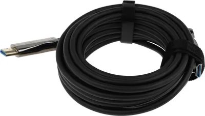 Шнур HDMI "шт" - HDMI "шт" 8K/60Гц, 4K/144Гц HDMI 2.1 AOC (Active Optical Cable) металл "позолоченный" 5.0м