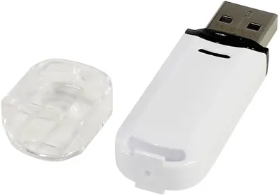 USB накопитель ADATA - Classic C906, USB Type A (USB 2.0), 32 ГБ, цвет белый, AC906-32G-RWH