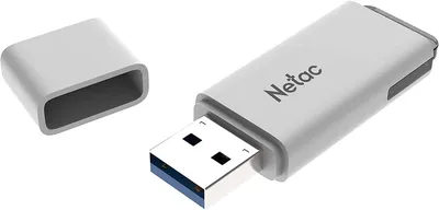 USB-флешка Netac NT03U185N-008G-20WH, 8GB, USB 2.0, пластиковая