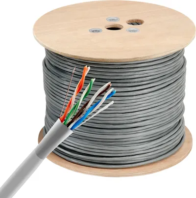 Кабель сетевой Buro BU-COP-052, cat.6, UTP, 4 пары, Cu, 305м