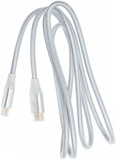 Кабель аудио-видео Cactus CS-HDMI.2.1-1.8 HDMI (m)/HDMI (m)  1.8м.  Позолоченные  контакты серебристый