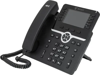 Телефон IP Флат FLAT-PHONE-B10/RU, черный