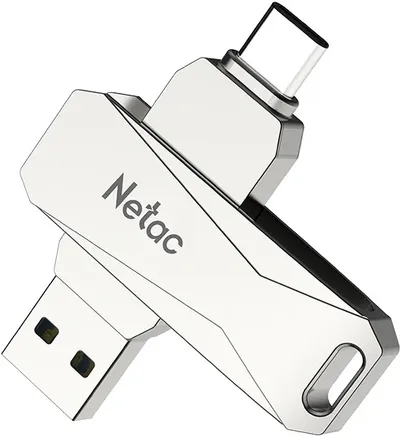 Носитель информации Netac U782C 128GB USB3.2+TypeC Dual Flash Drive  (replaced NT03U782C-128G-30PN)
