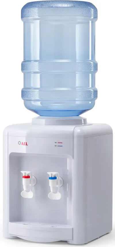 Кулер для воды AEL TD-AEL-340 v.2, верхняя загрузка, нагрев 95 °С, охлаждение 10 °С, белый