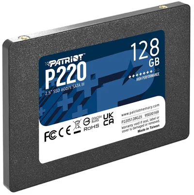 SSD Patriot P220S128G25, 128GB, 2.5", SATA