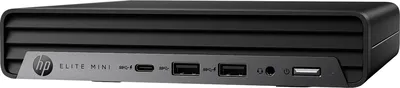 Мини-ПК HP Elite 800 G9 Mini, Intel Core i7-14700/16 ГБ DDR5/512 ГБ SSD/Intel UHD Graphics/Без ОС/Клавиатура, мышь, черный (C7FX9AT)