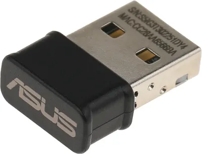 Адаптер ASUS USB-AC53 Nano, WiFi USB, 802.11ac, 867Mbps