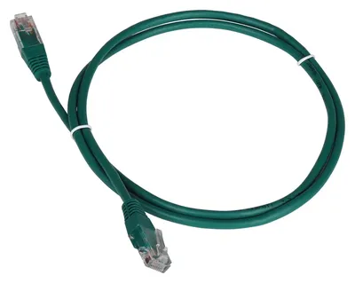 Патч-корд Lanmaster TWT-45-45-1.0-GN, UTP, кат.5e, 1 м, зелёный