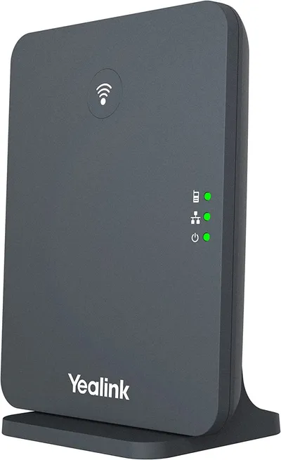Телефон YEALINK W70B, базовая станция, до 10 SIP-аккаунтов, до 10 трубок на базу, до 20 одновременных вызовов, шт