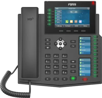 Телефон IP Fanvil  X6U V2 черный