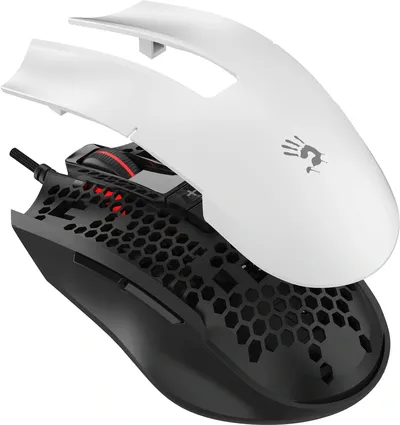 Мышь A4Tech Bloody ES8 белый оптическая 6000dpi USB 7but (ES8 PANDA WHITE)