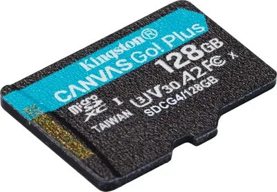 Карта памяти Kingston SDCG4/128GBSP, microSDXC, 128GB, 200MB/s, U3 V30