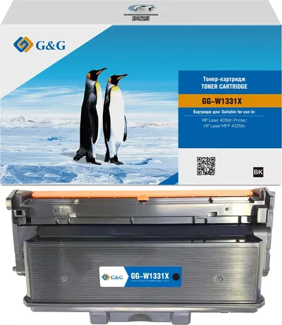 Картридж лазерный G&G GG-W1331X W1331X, черный (15000 стр.) для HP Laser 408dn/MFP 432fdn