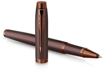 Ручка роллер Parker IM Monochrome T328 (2190513) Burgundy PVD F черн.  черн.  подар.кор.