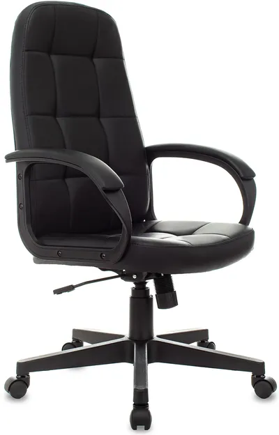 Кресло Бюрократ CH 002 Black, эко-кожа, пластик