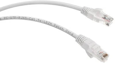 Cabeus PC-UTP-RJ45-Cat.5e-3m-WH-LSZH - Патч-корд U/UTP, категория 5е, 2xRJ45/8p8c, неэкранированный, белый, LSZH, 3м/ Патч-корд категории 5e представляет из себя соединительный шнур, является незаменимой составной частью СКС. По своей сути, патч-корд это отрезок кабеля, который обжат с обоих концов коннекторами и служит для соединения устройств между собой. Компания Cabeus предоставляет на выбор большую палитру цветов, а также, экранированные и неэкранированные модели.