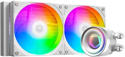 СВО ID-Cooling FX240 INF WHITE, 240мм, ARGB, 300W, белый