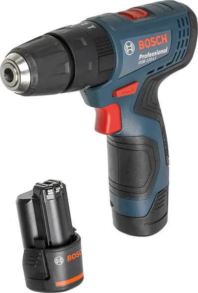 Шуруповёрт Bosch 06019G8100, GSB 120-LI, аккумуляторный, 12 В, 2×2 Ач