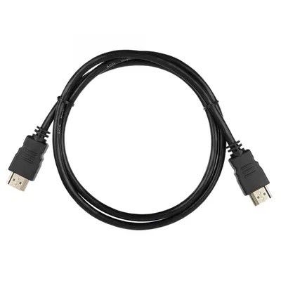 Кабель ACD-DHHM1-10B |ACD-DHHM1-10B| HDMI 1.4, Golden Plated,19m/19m, Черный, 1м (742163)