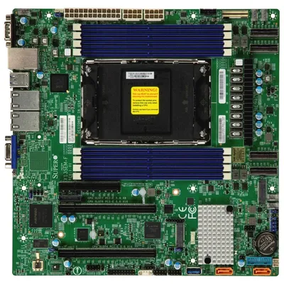 Материнская плата Supermicro MBD-X13SEM-F-B, LGA 4677, C741, 8×DDR5, 10×SATA3, 2×1GbE
