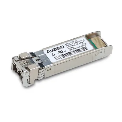 Трансивер SFP28 Avago AFBR-735SMZ, Волоконно-оптический приемопередатчик Avago AFBR-735SMZ Transceiver 25GbE (25G/10G), SFP28, 25GBASE-SR, LC MM 100m, 850nm VCSEL laser, DMI, (0C...70C), bail de-latch, Foxconn Avago