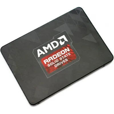 Твердотельный накопитель SSD AMD Radeon R5 R5SL480G 480GB 2.5"  Client SATA 6Gb/s, 565/527, IOPS 84/66K, MTBF 2M, 3D TLC, 240TBW, RTL (181241)