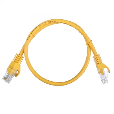 ACD-LPU5E-5DY ACD Кабель ACD Патч-корд ACD-LPU5E-5DY |ACD-LPU5E-5DY| Cat5e UTP 24AWG 4Pair,  7/0.18мм  CCA  Желтый, 0.5м,