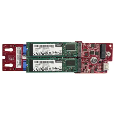4Y37A79663 Lenovo Комплектующие корпусов Lenovo ThinkSystem M.2 SATA/x4 NVMe  2-Bay Enablement Kit