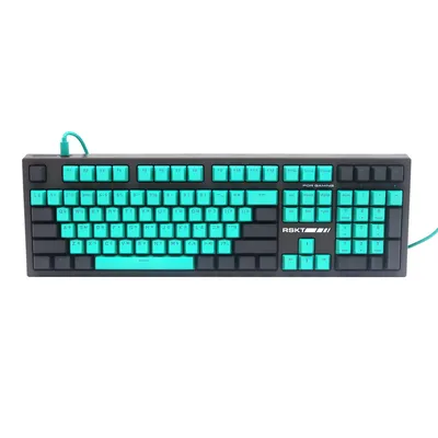 Клавиатура Raskat KM002-GREEN, проводная, USB Type-A
