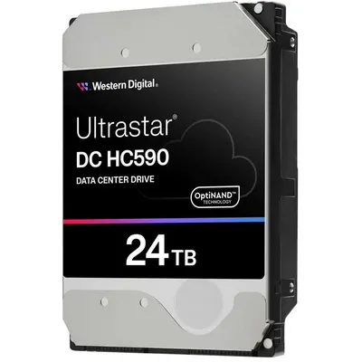 Жесткий диск Western Digital Ultrastar DC HС590 HDD 3.5″ SAS 24TB, 7200 rpm, 512MB buffer, 512e, 0F59373, 1 year