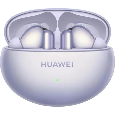 55037547 - Беспроводные наушники, Huawei, FreeBuds 6i T0019, 14 Гц - 40 кГц, каждый наушник около 5,4 г, 55 мАч (один наушник), 510 мАч (кейс), Bluetooth 5.3, Type-C, (Purple) Фиолетовый