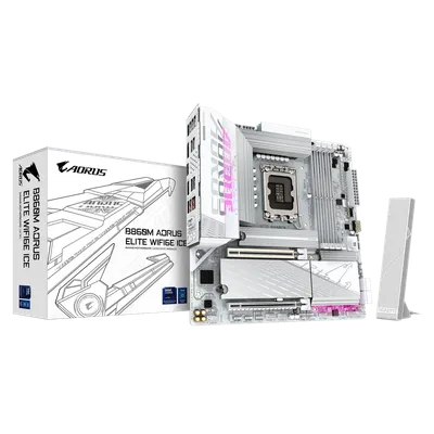 Материнская плата Gigabyte B860M AORUS ELITE WIFI6E ICE,
