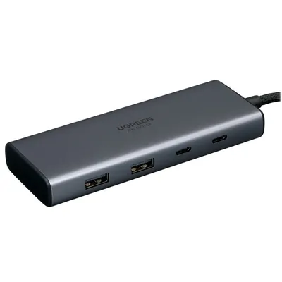 Конвертер Ugreen CM498 (45379), 7-in-1 USB-C, 4K@60Hz, PD