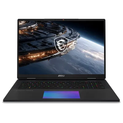 Ноутбук MSI Titan 18 HX A2WJ-1049RU, 18" (3840x2400) IPS 240 Гц/Intel Core Ultra 9 290HX Plus/64 ГБ DDR5/2048 ГБ SSD/NVIDIA GeForce RTX 5090 для ноутбуков (24 Гб)/Windows 11 Home, Черный (9S7-182411-1049)