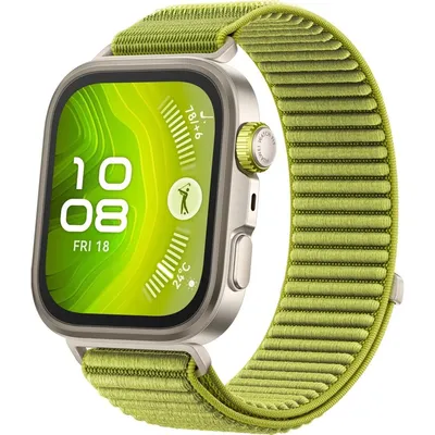 55020FAG - Смарт часы, Huawei, Watch Fit 4 Pro SYA-B29, Дисплей 1,82" цветной AMOLED-экран, Разрешение 480 x 480, Водонепроницаемые (5 АТМ), (Green) Зелёный