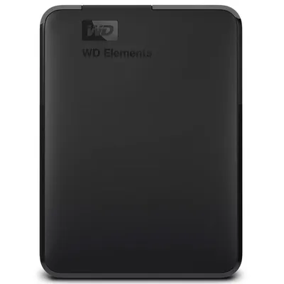Накопитель на жестком магнитном диске WD Внешний жёсткий диск WD Elements Portable WDBU6Y0050BBK-WESN 5ТБ 2,5" 5400RPM USB 3.0 Black (C6B)