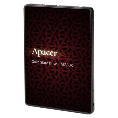Твердотельный накопитель Apacer SSD PANTHER AS350X 2TB SATA 2.5" 7mm, R560/W540 Mb/s, 3D NAND, IOPS 93K/80K, MTBF 1,5M, 800TBW, Retail, 3 years (AP2TBAS350XR-1)