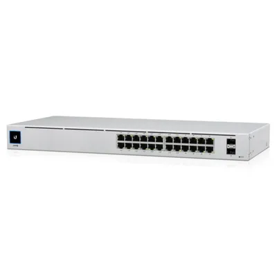 Коммутатор Ubiquiti Bad Pack UniFi Switch 24 PoE (USW-24-POE) Ubiquiti PoE-коммутатор в стойку, 24х 1G RJ45, 2х SFP Вт (028554) {2}раздача 95 bp