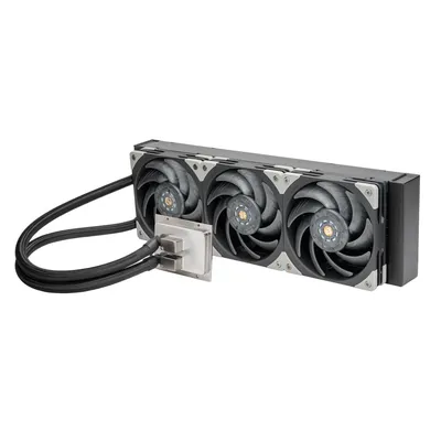 Система жидкостного охлаждения SilverStone XE360PDD черный, 360 мм, 3x120 мм, 800-3000 об/мин, 39.6 дБ, 4 pin PWM, без подсветки