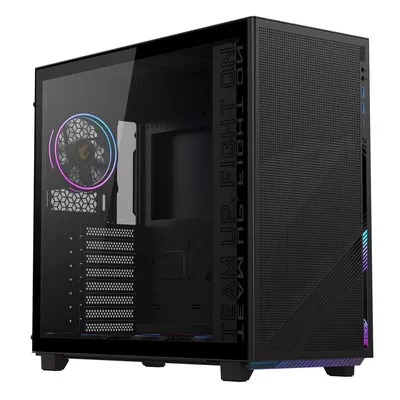 Корпус для ПК Gigabyte AORUS C400G MidTower, ATX, USB-C x1, USB 3.0 x2, Audio I/O, Black,TG (GB-AC400G)