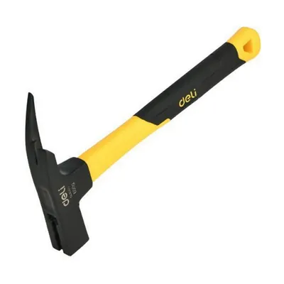 Молоток кровельщика Deli DL5060, 600г, магнит, фибергласс