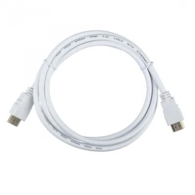 Кабель ACD-DHHM2-18W |ACD-DHHM2-18W| HDMI 2.0, Golden Plated,19m/19m, Белый, 1.8м, (742248)