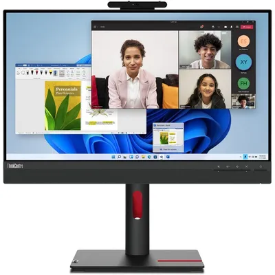 Монитор Lenovo - ThinkCentre Tiny-In-One 24 Gen 5, 23.8", 16:9, WLED, IPS, 4 мс, 250cd/m², 1000:1, 1920x1080 (Full HD), 60 Гц, 1x HDMI, 1x DP, USB-hub, HAS, HAS, Pivot, speakers, web-cam, цвет чёрный, 12NAGAR1EU