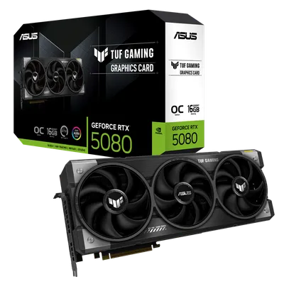 Видеокарта ASUS NVIDIA GeForce RTX 5080 16ГБ Gaming TUF-RTX5080-O16G-GAMING, GDDR7, OC, Ret 90YV0M30-M0NA00