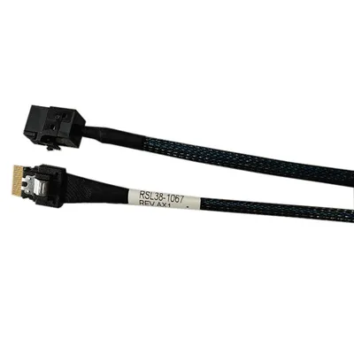 Кабель Amphenol RSL38-1067, Slimline SAS x4 — Mini-SAS HD x4, 1 м