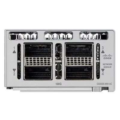 Модуль интерфейсный Cisco C9300X-NM-4C, 4×100G/40G QSFP28