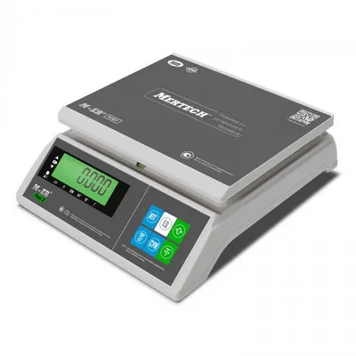 Весы настольные MERTECH M-ER 326AFU-15.1 LCD, 15кг, белые